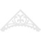 Ekena Millwork Pitch Genova Architectural Grade PVC Gable Pediment, 60"W x 30"H x 1"P (12/12) GPP060X030X100GEN - alternate 4